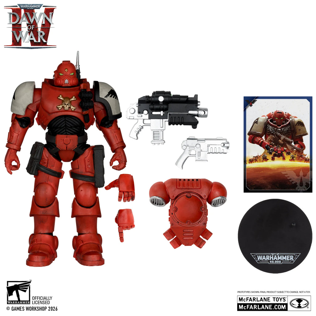 WARHAMMER 40000 7INCH WV12 BLOOD RAVENS SERGEANT INFILTRATOR (DAWN OF WAR 4) ACTION FIGURE McFARLANE TOYS 25