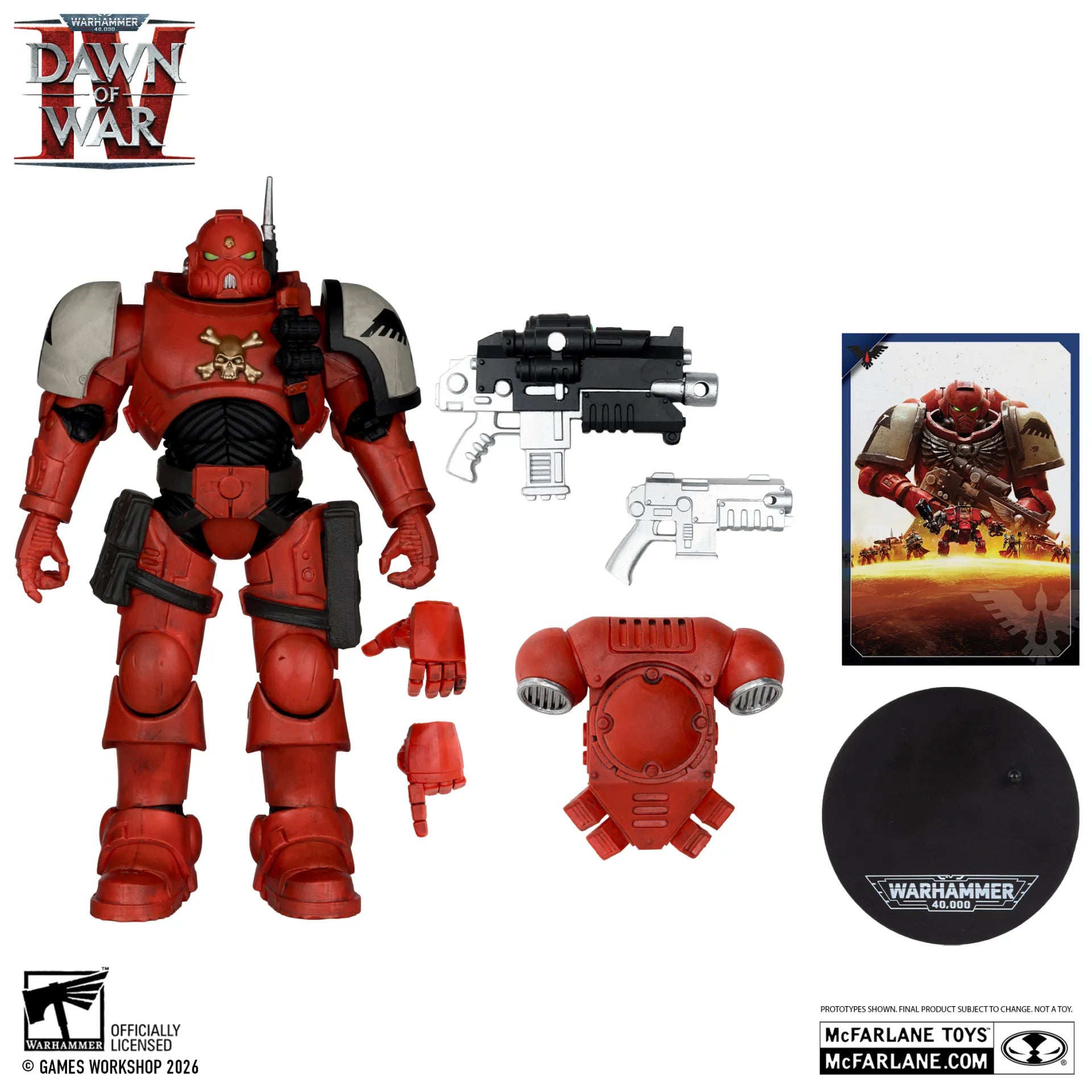 WARHAMMER 40000 7INCH WV12 BLOOD RAVENS SERGEANT INFILTRATOR (DAWN OF WAR 4) ACTION FIGURE McFARLANE TOYS 25