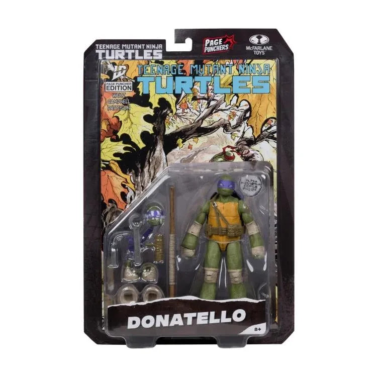 TEENAGE MUTANT NINJA TURLES 5IN FIGURE WITH COMIC WV1 DONATELLO McFARLANE TOYS 25