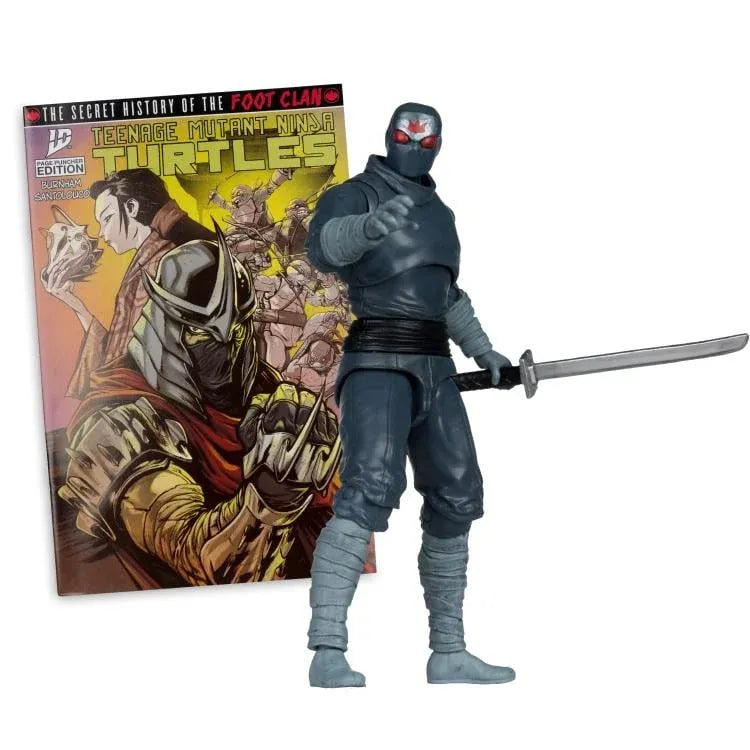 TEENAGE MUTANT NINJA TURLES 5IN FIGURE WITH COMIC WV1 FOOT SOLDIER McFARLANE TOYS 25