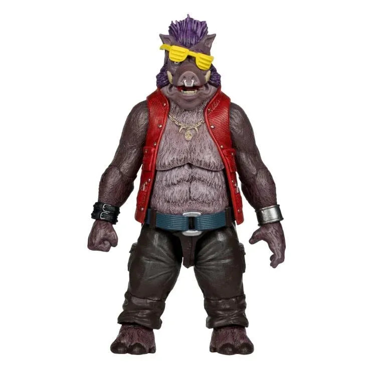 TEENAGE MUTANT NINJA TURLES 5IN FIGURE WITH COMIC WV2 BEBOP McFARLANE TOYS 25
