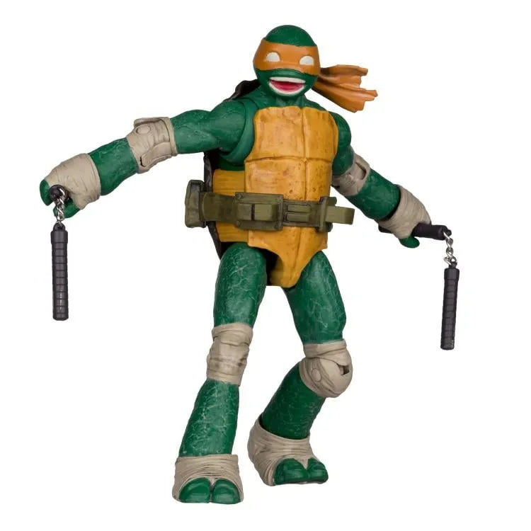 TEENAGE MUTANT NINJA TURLES 5IN FIGURE WITH COMIC WV2 MICHELANGELO McFARLANE TOYS 25