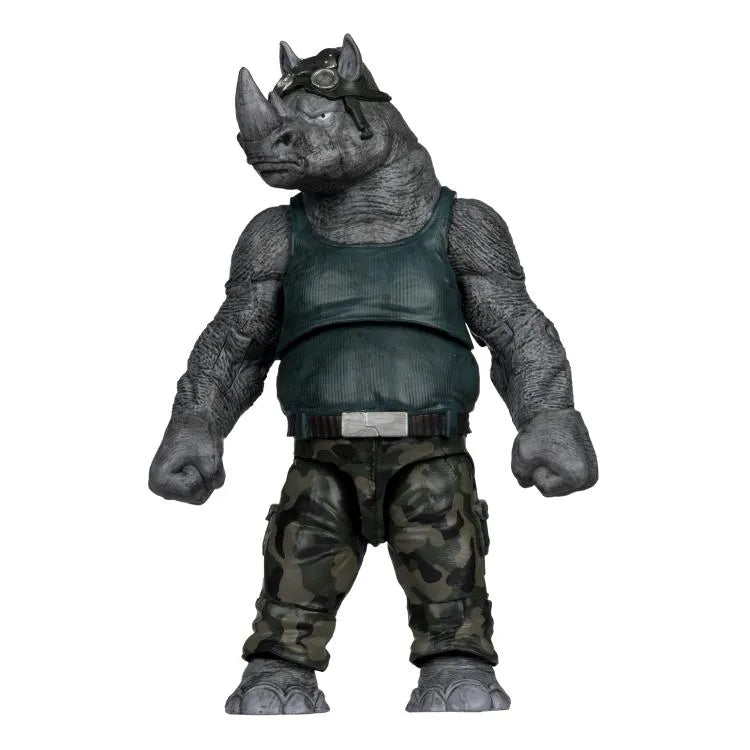 TEENAGE MUTANT NINJA TURLES 5IN FIGURE WITH COMIC WV2 ROCKSTEADY McFARLANE TOYS 25