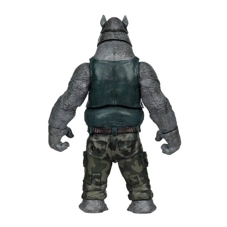 TEENAGE MUTANT NINJA TURLES 5IN FIGURE WITH COMIC WV2 ROCKSTEADY McFARLANE TOYS 25