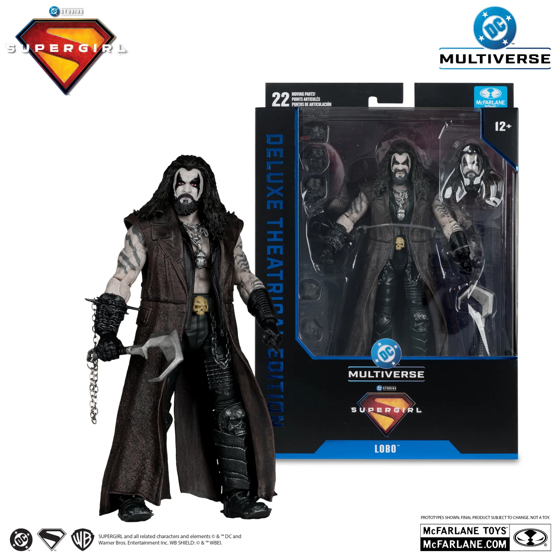 DC THEATRICAL DELUXE 7INCH SUPERGIRL MOVIE ASSORTMENT (6) McFARLANE TOYS 25