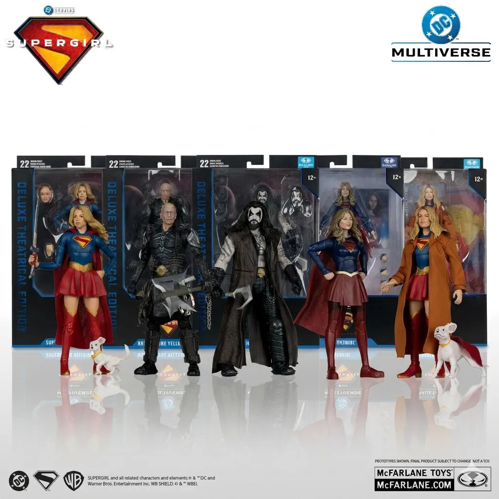 DC THEATRICAL DELUXE 7INCH SUPERGIRL MOVIE ASSORTMENT (6) McFARLANE TOYS 25
