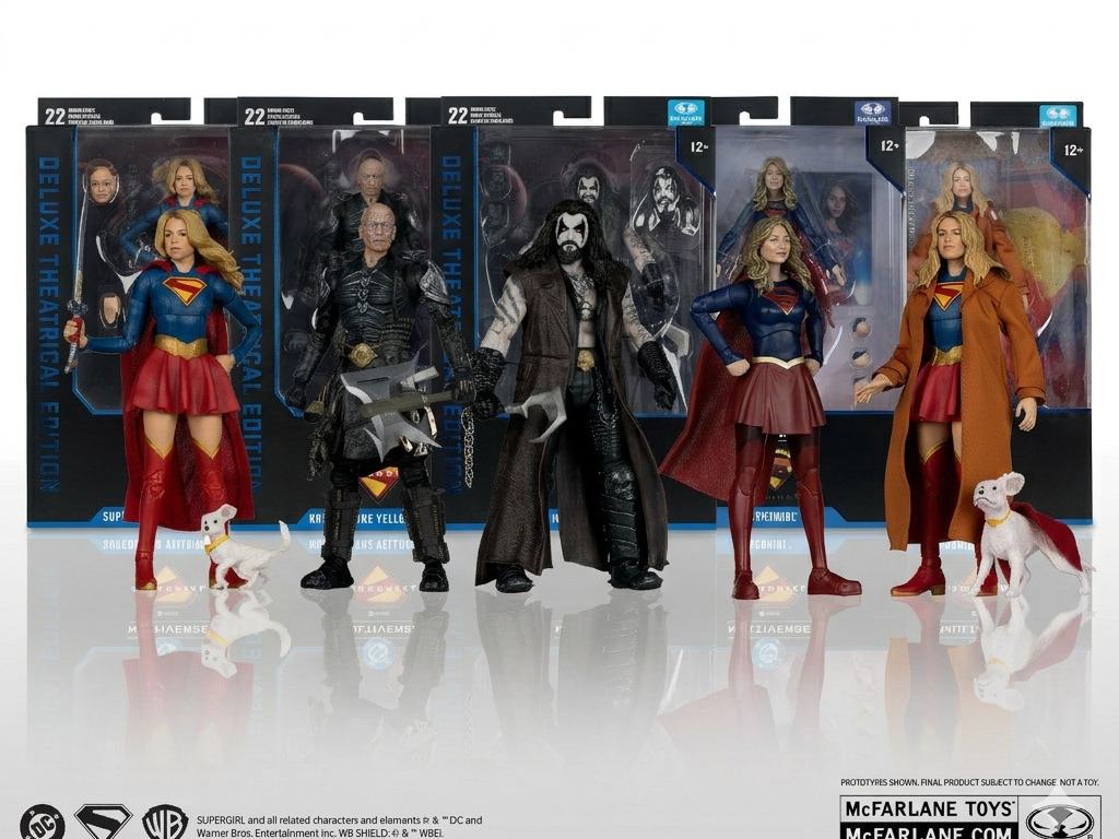 DC THEATRICAL DELUXE 7INCH SUPERGIRL MOVIE ASSORTMENT (6) McFARLANE TOYS 25
