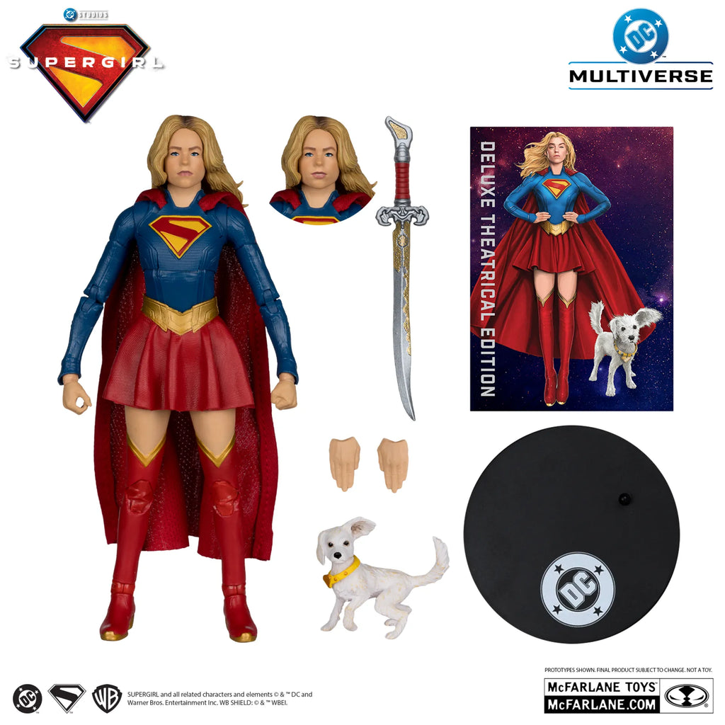 DC THEATRICAL DELUXE 7INCH SUPERGIRL MOVIE ASSORTMENT (6) McFARLANE TOYS 25