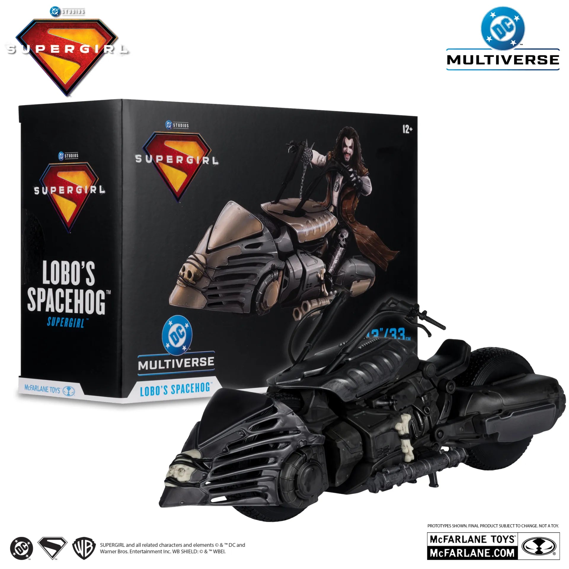 DC THEATRICAL VEHICLES SUPERGIRL MOVIE LOBO SPACEHOG McFARLANE TOYS 25