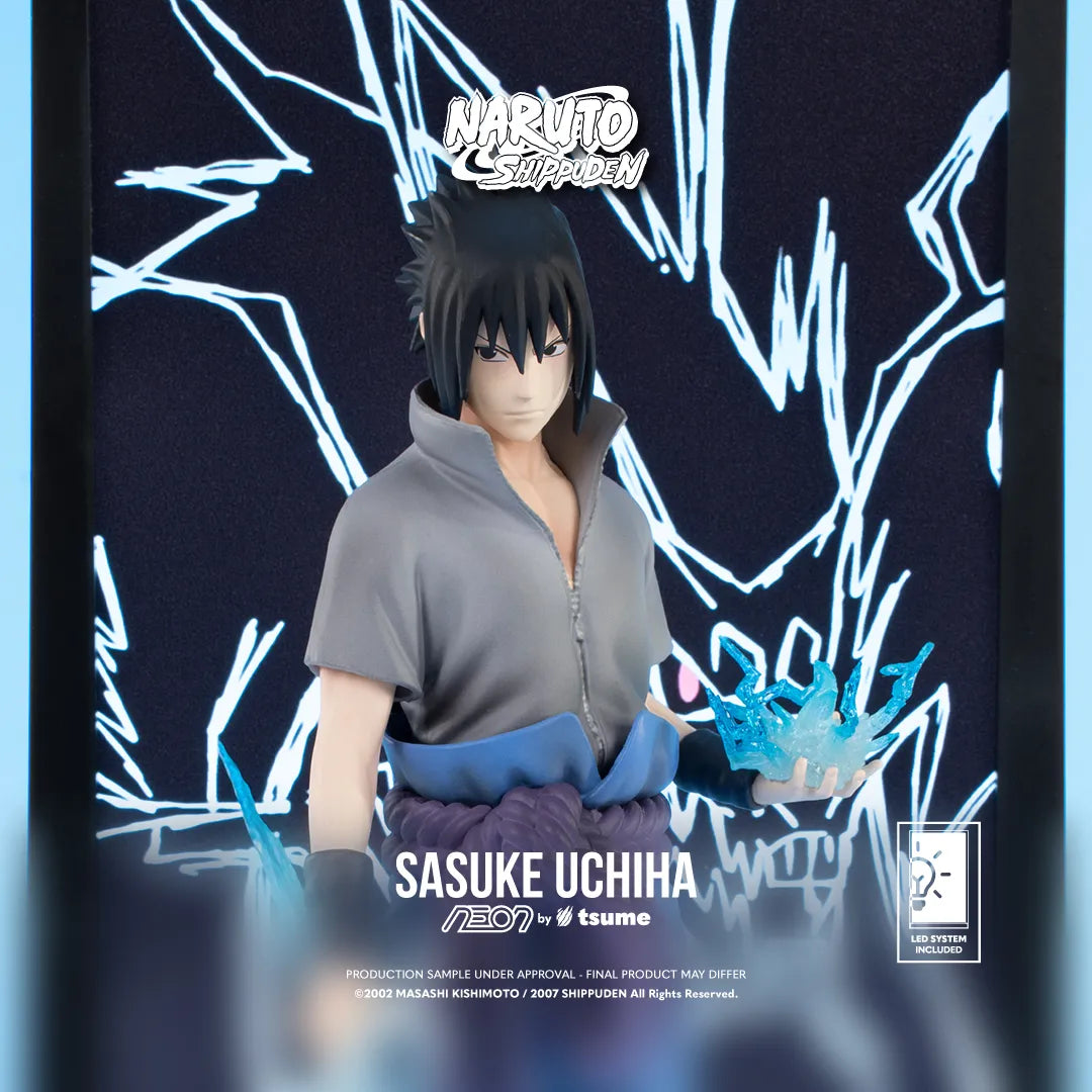NARUTO SASUKE UCHIHA NEON FIGURE TSUME