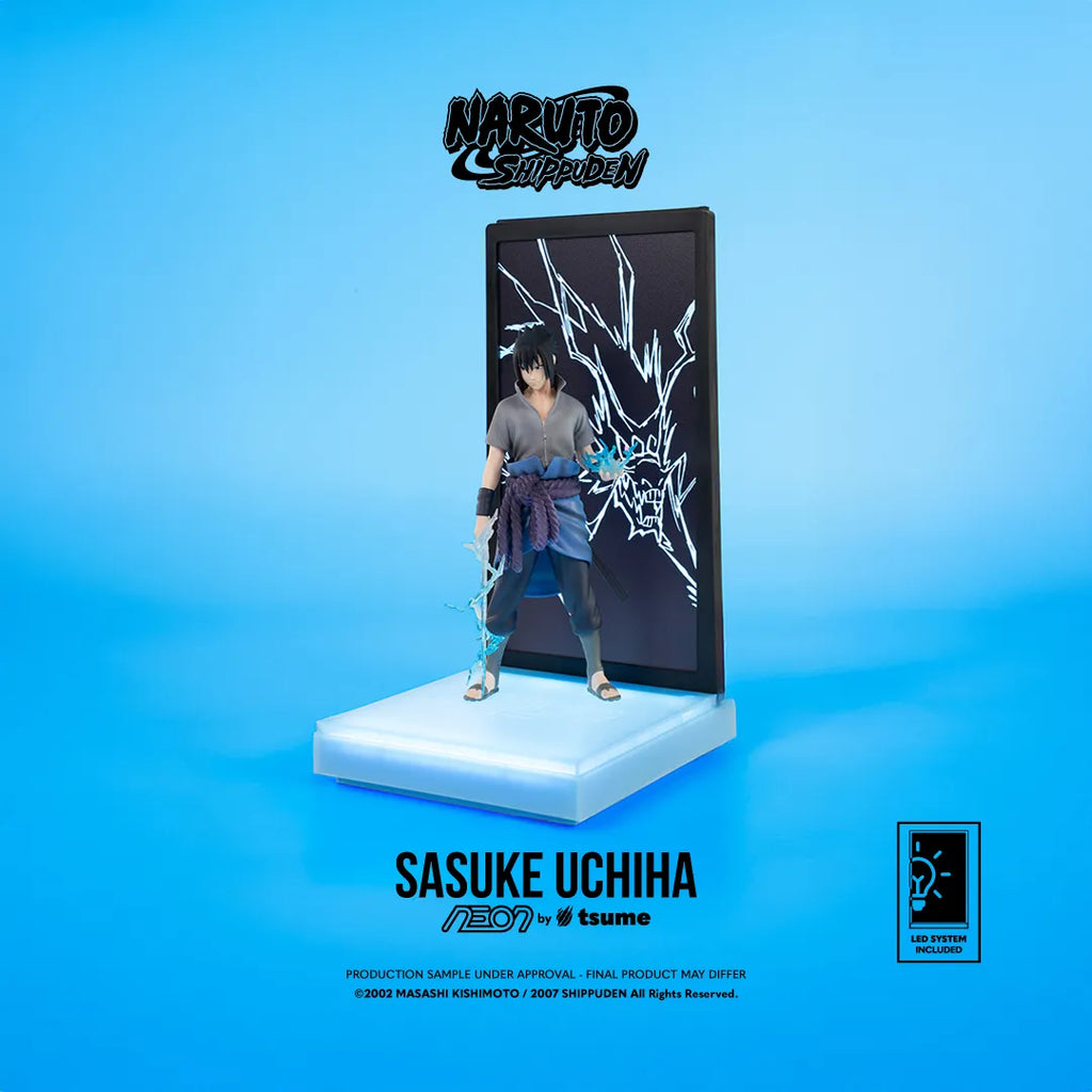 NARUTO SASUKE UCHIHA NEON FIGURE TSUME