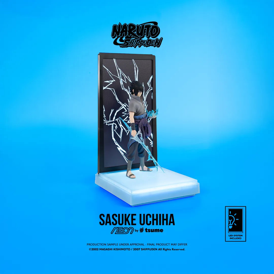 NARUTO SASUKE UCHIHA NEON FIGURE TSUME