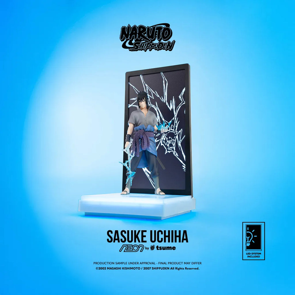 NARUTO SASUKE UCHIHA NEON FIGURE TSUME