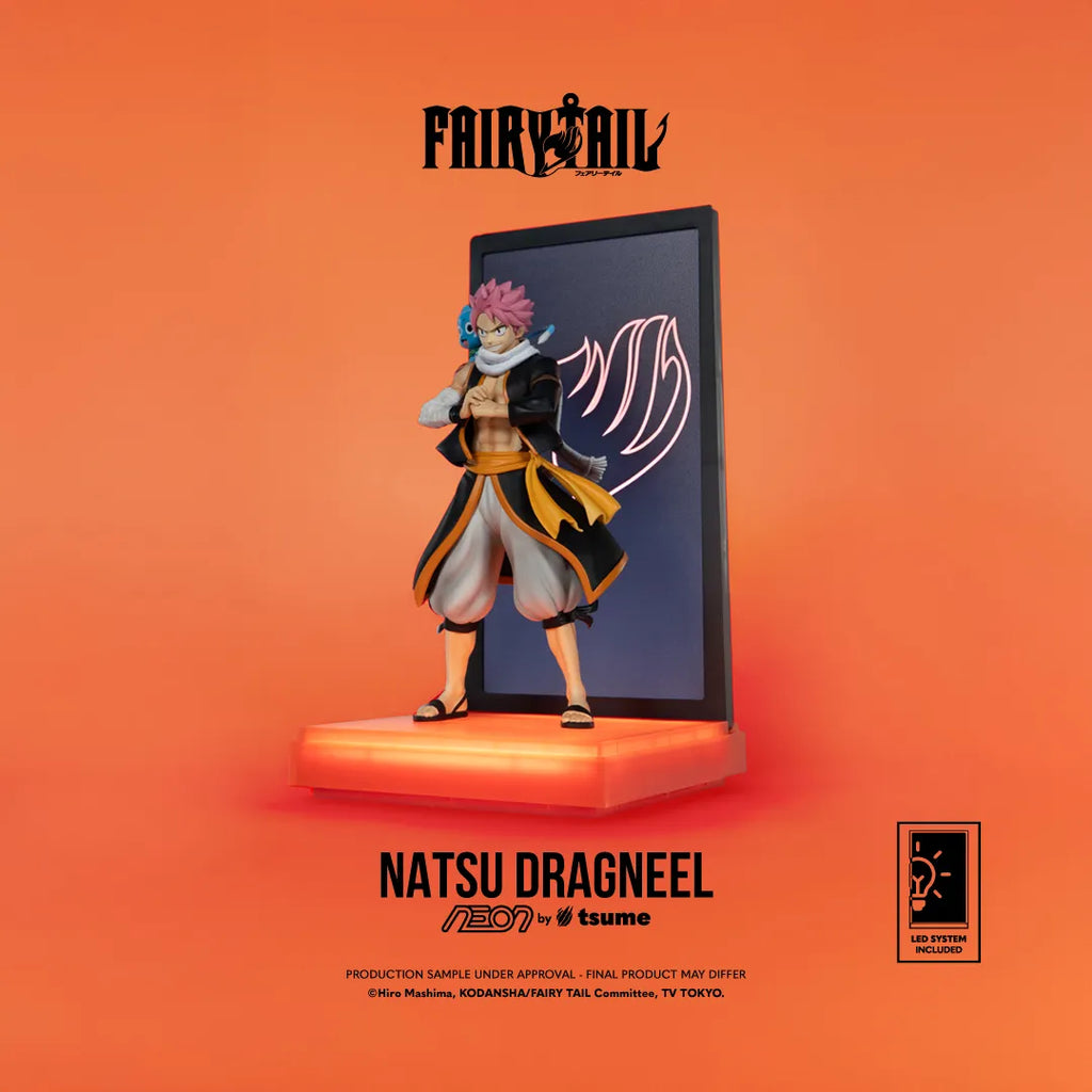 FAIRY TAIL NATSU DRAGNEEL NEON FIGURE TSUME
