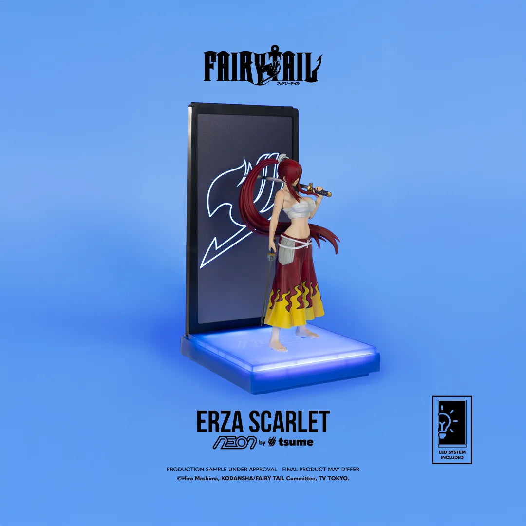 FAIRY TAIL ERZA SCARLET NEON FIGURE TSUME