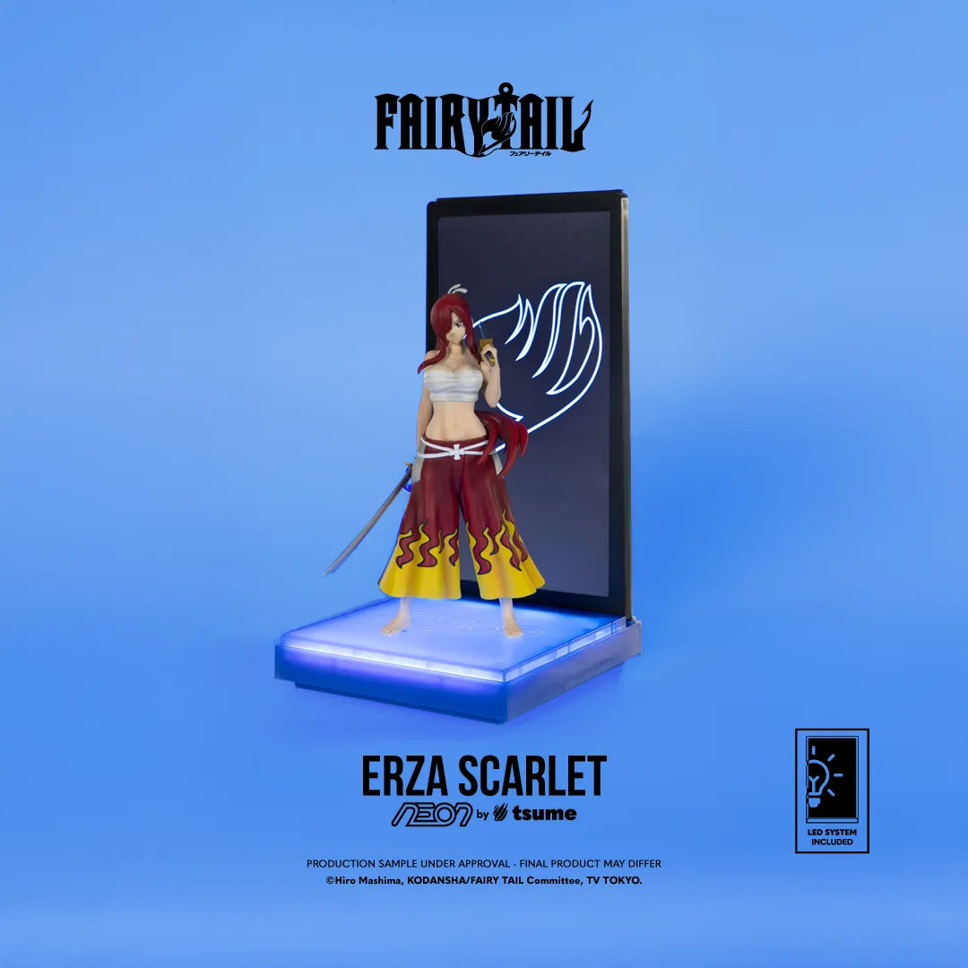 FAIRY TAIL ERZA SCARLET NEON FIGURE TSUME