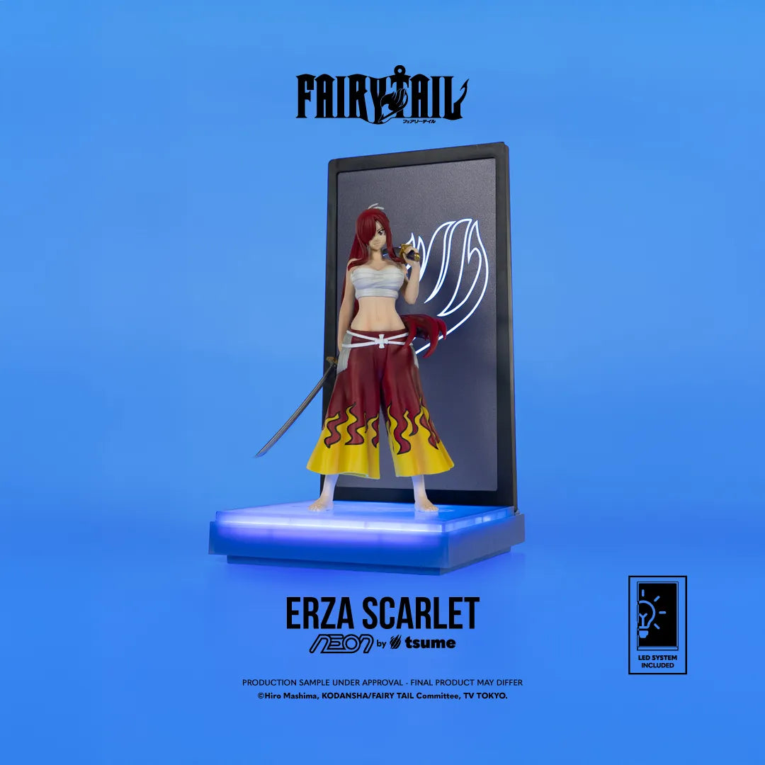 FAIRY TAIL ERZA SCARLET NEON FIGURE TSUME