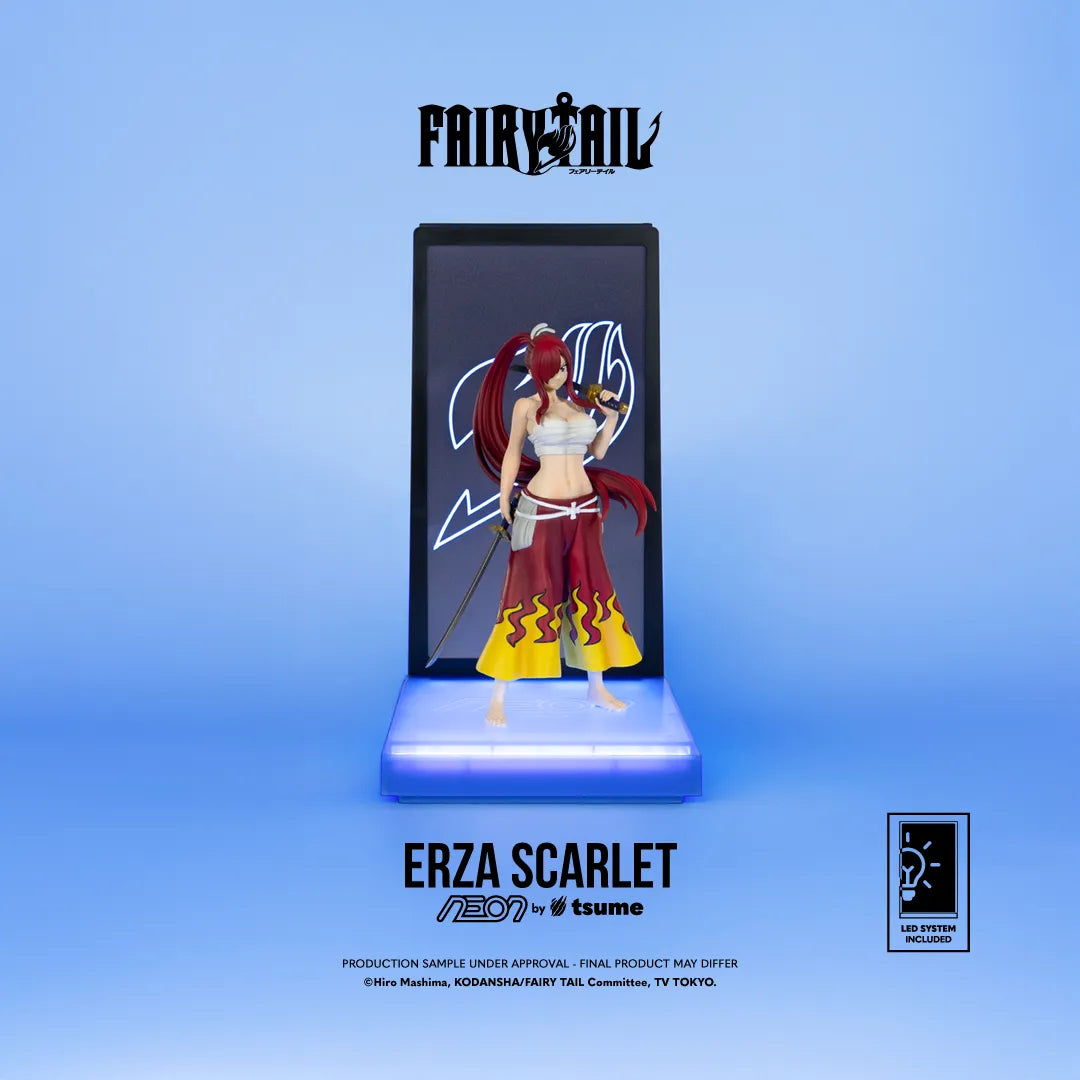 FAIRY TAIL ERZA SCARLET NEON FIGURE TSUME