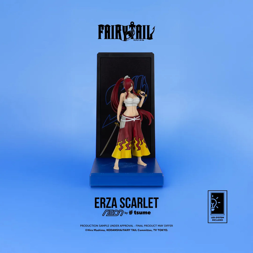 FAIRY TAIL ERZA SCARLET NEON FIGURE TSUME