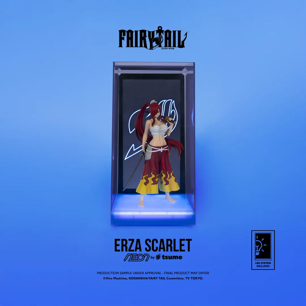 FAIRY TAIL ERZA SCARLET NEON FIGURE TSUME