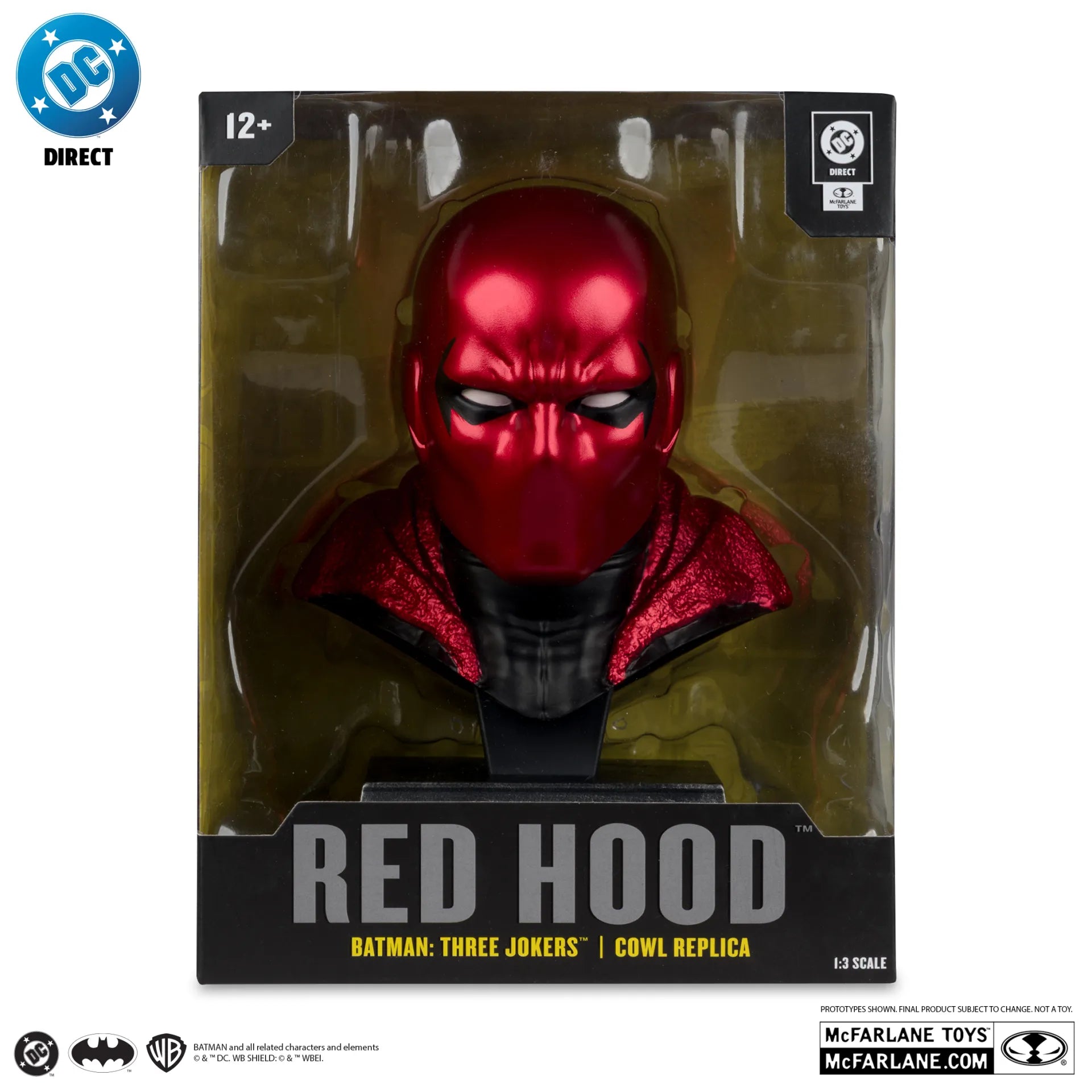 DC DIRECT BATMAN 1:3 COWL PROP REPLICA RED HOOD McFARLANE TOYS 25