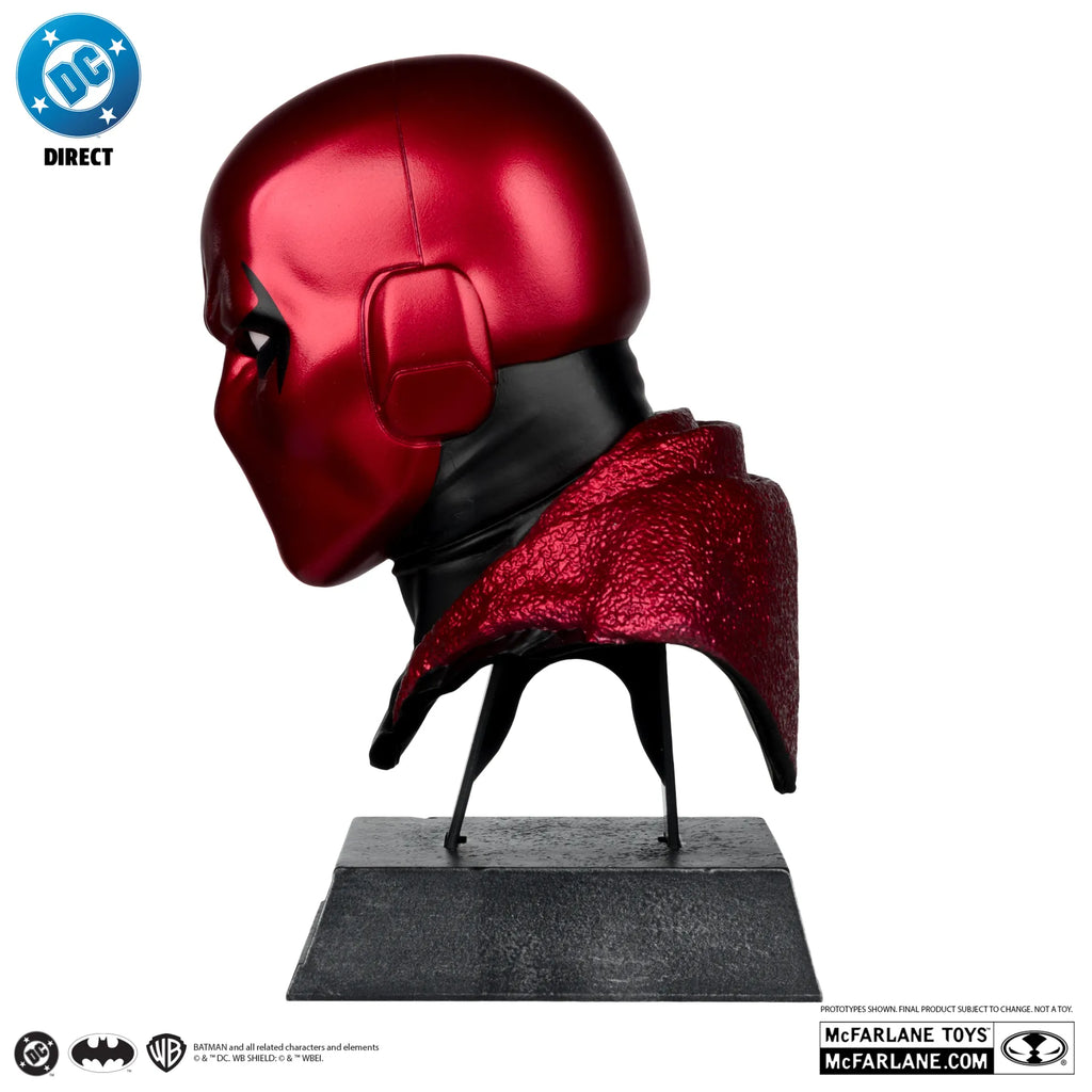 DC DIRECT BATMAN 1:3 COWL PROP REPLICA RED HOOD CHASE McFARLANE TOYS 25