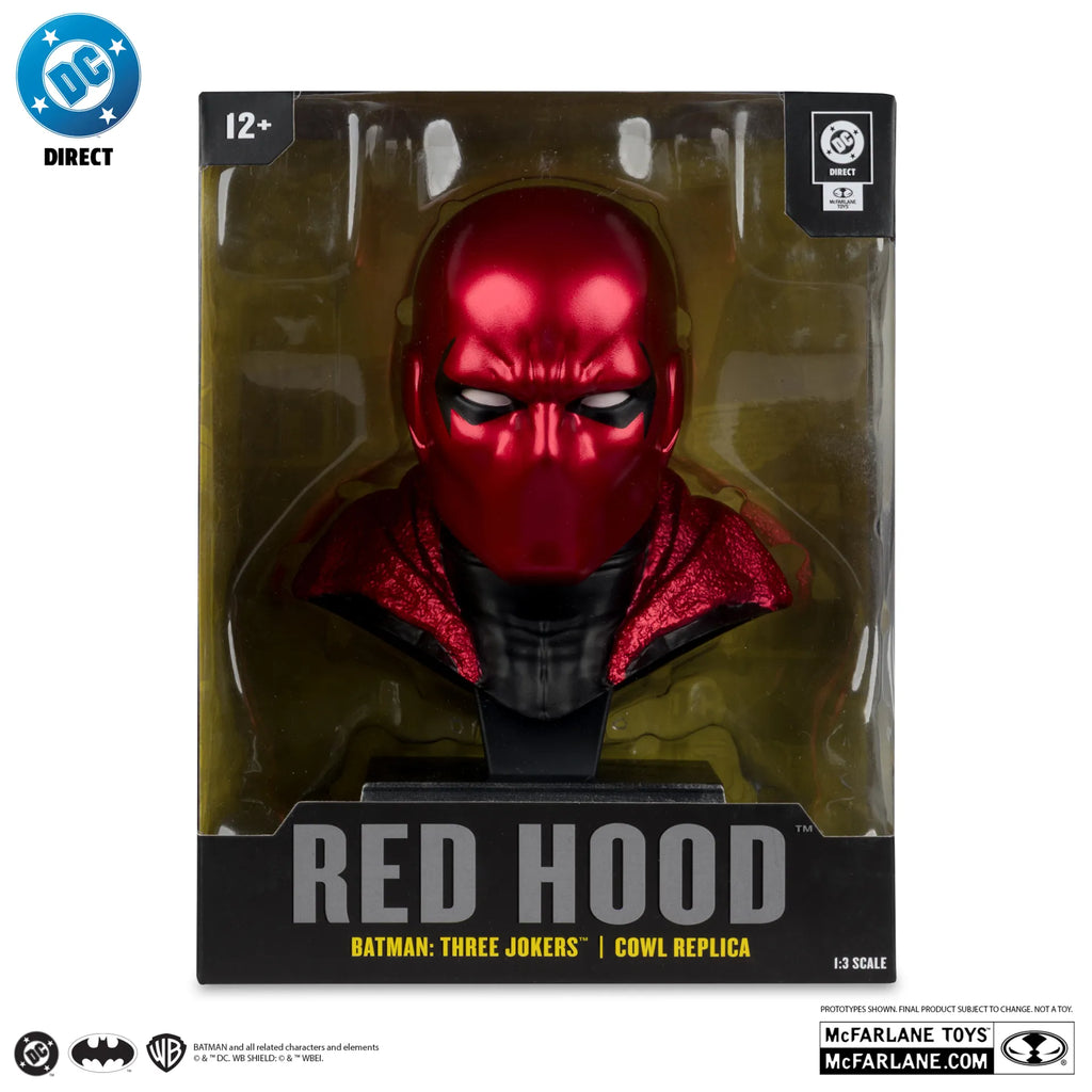 DC DIRECT BATMAN 1:3 COWL PROP REPLICA RED HOOD CHASE McFARLANE TOYS 25