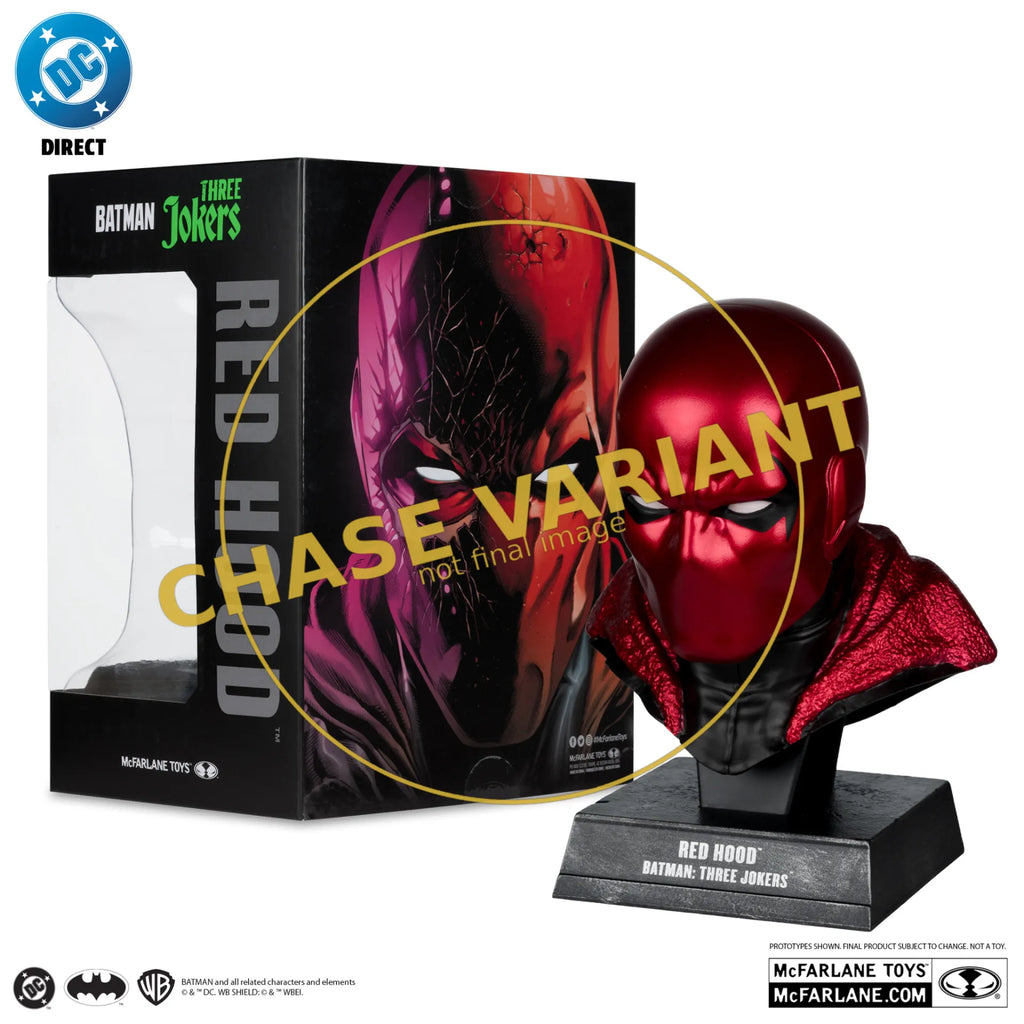 DC DIRECT BATMAN 1:3 COWL PROP REPLICA RED HOOD CHASE McFARLANE TOYS 25
