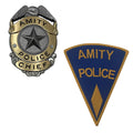 JAWS AMITY ISLAND POLICE CHIEF BADGE/PATCH LTD ED PROP REPLICA FACTORY ENT