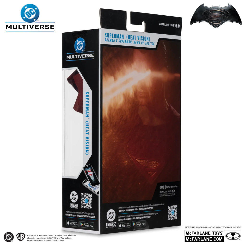 DC THEATRICAL 7INCH SUPERMAN HEAT VISION BVS 2016 ACTION FIGURE McFARLANE TOYS 25