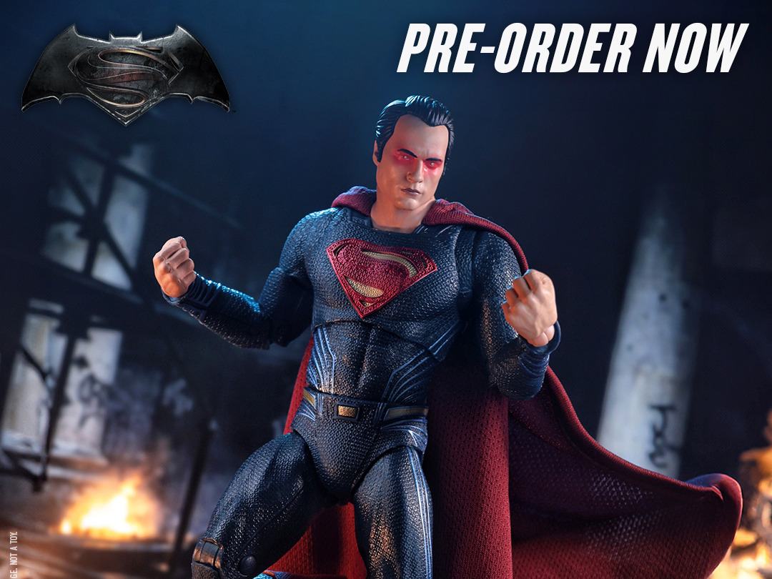 DC THEATRICAL 7INCH SUPERMAN HEAT VISION BVS 2016 ACTION FIGURE McFARLANE TOYS 25