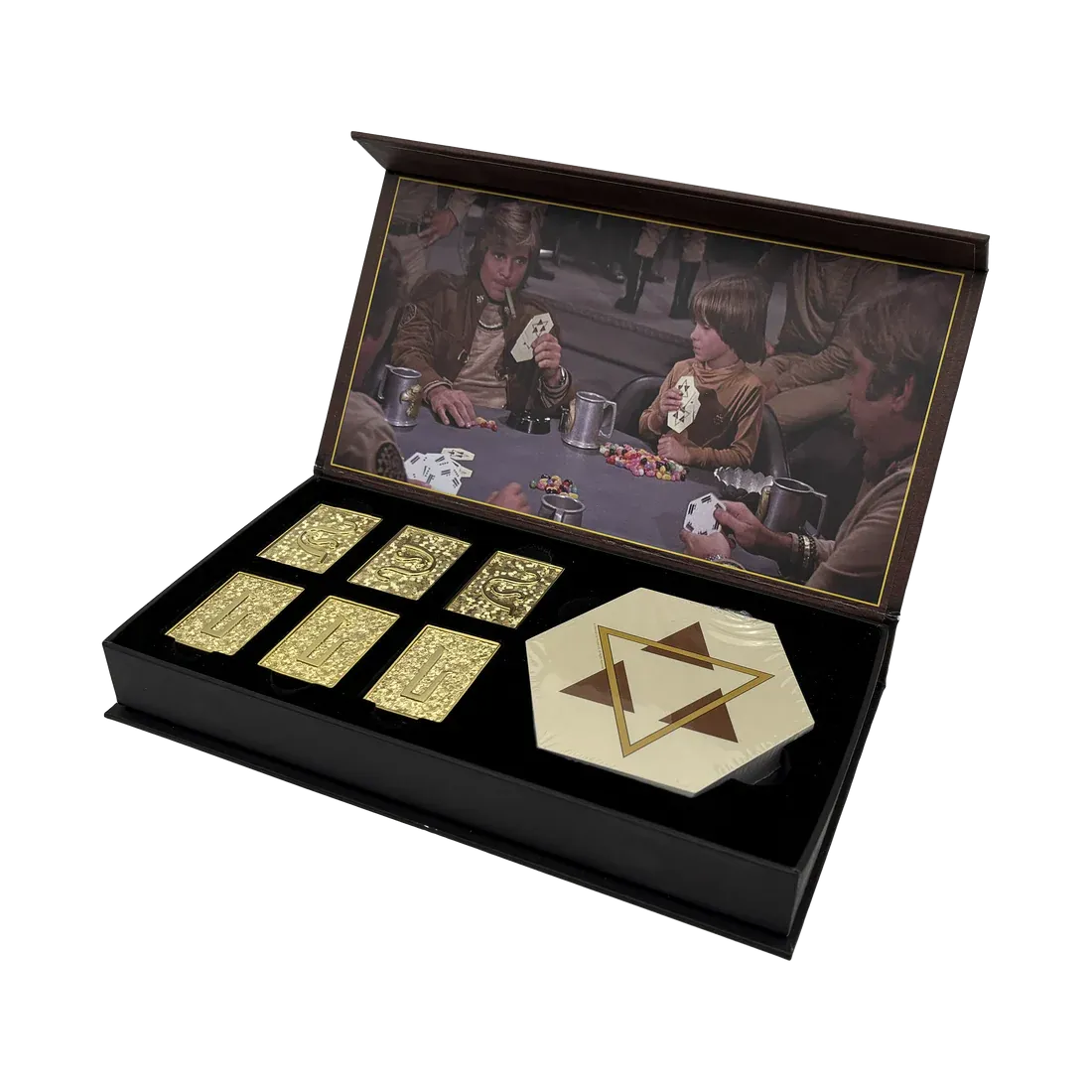 BATTLESTAR GALACTICA CUBITS & PYRAMID SET LIMITED EDITION PROP REPLICA FACTORY ENT