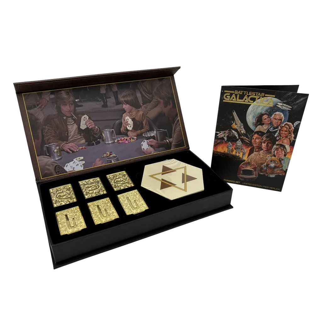 BATTLESTAR GALACTICA CUBITS & PYRAMID SET LIMITED EDITION PROP REPLICA FACTORY ENT