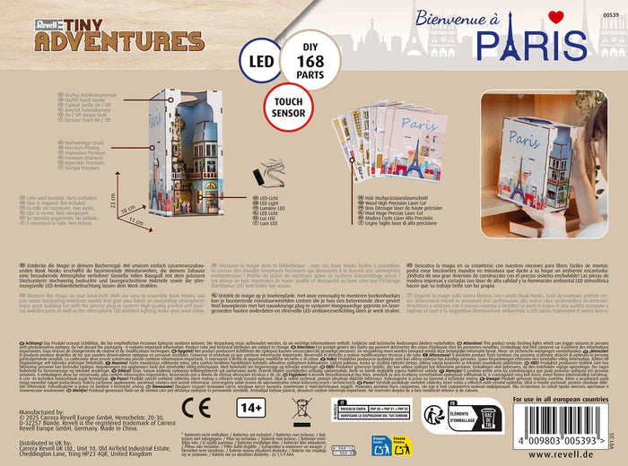 PARIS TINY ADVENTURES BOOK NOOK REVELL