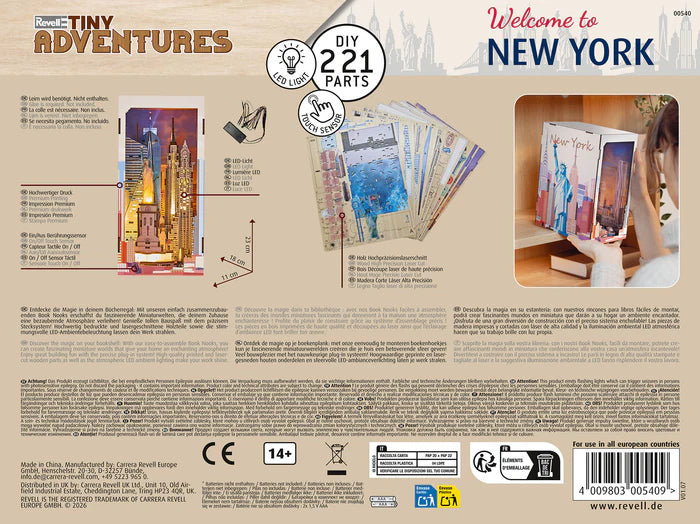 NEW YORK TINY ADVENTURES BOOK NOOK REVELL