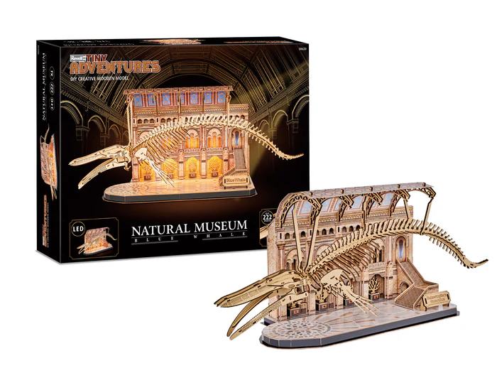 NATURAL MUSEUM BLUE WHALE TINY ADVENTURES REVELL