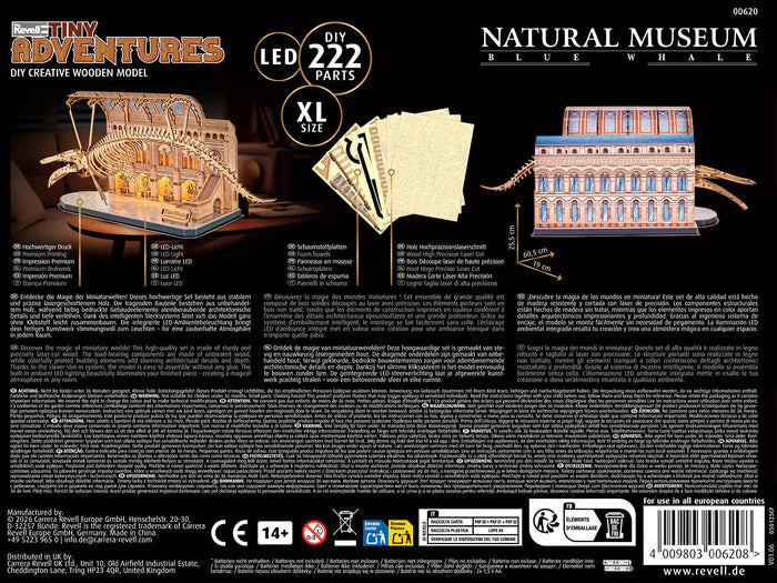 NATURAL MUSEUM BLUE WHALE TINY ADVENTURES REVELL