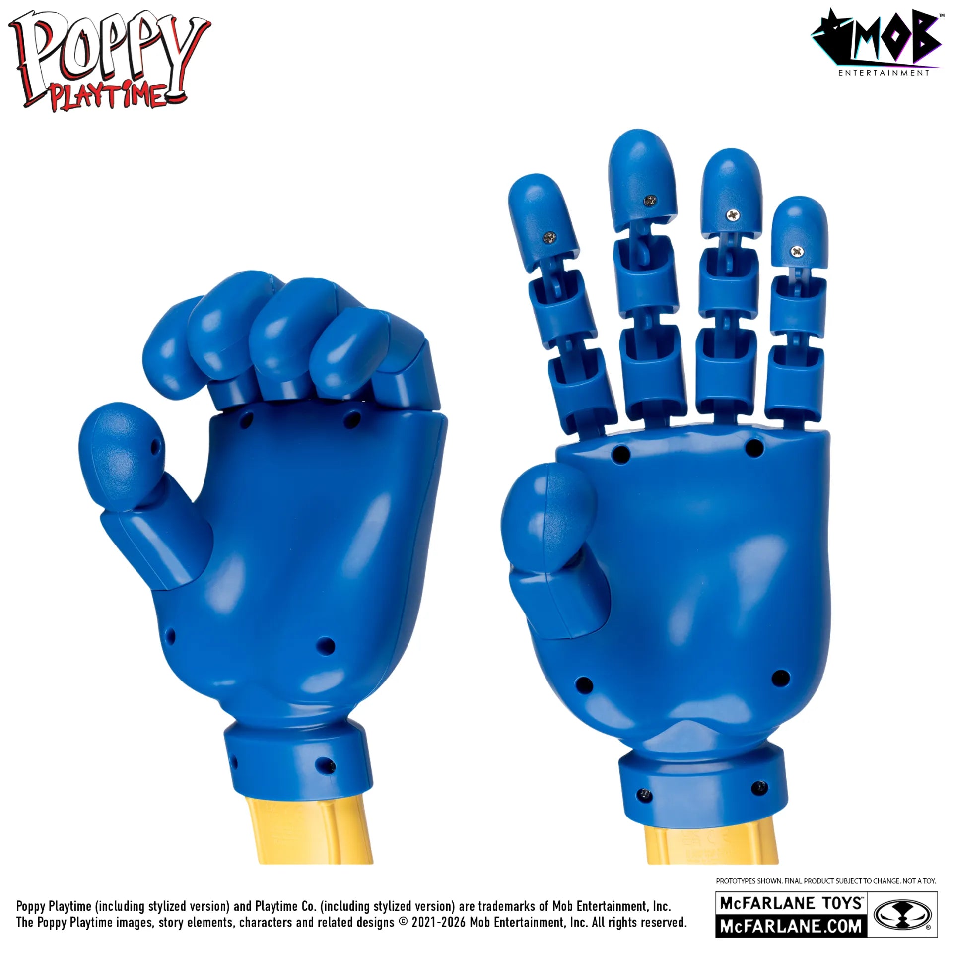 POPPY PLAYTIME GRABBER HANDS GRAB PACK BLUE McFARLANE TOYS 25