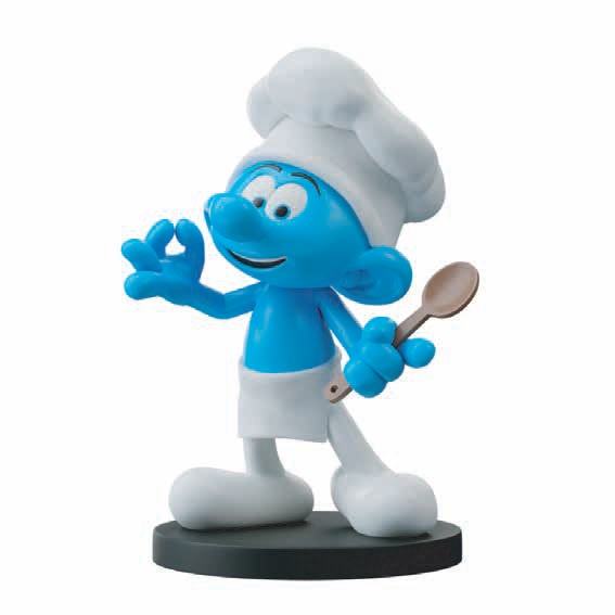 CHEF SMURF RESIN FIGURE PUPPY