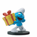 SMURFS JOKEY WITH GIFT RESIN FIGURE PUPPY