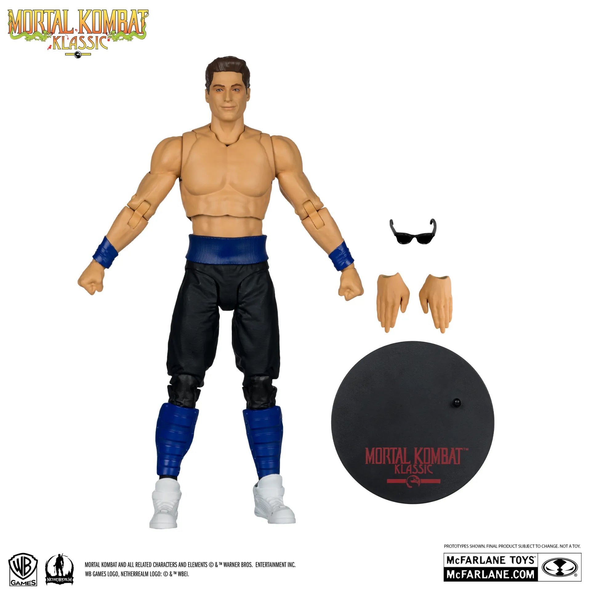 MORTAL KOMBAT KLASSICS 7INCH WAVE 4 JOHNNY CAGE ACTION FIGURE McFARLANE TOYS 25
