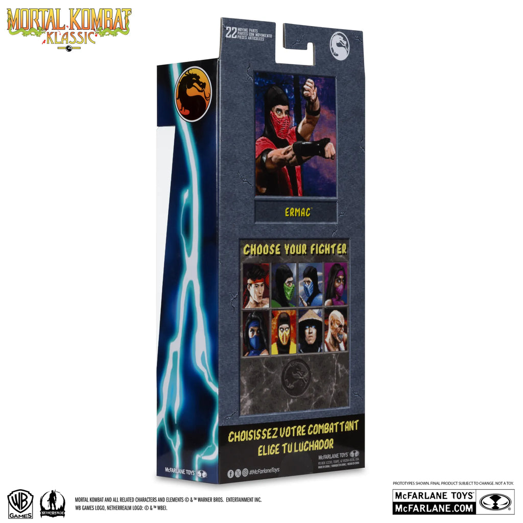 MORTAL KOMBAT KLASSICS 7INCH WAVE 4 ERMAC ACTION FIGURE McFARLANE TOYS 25