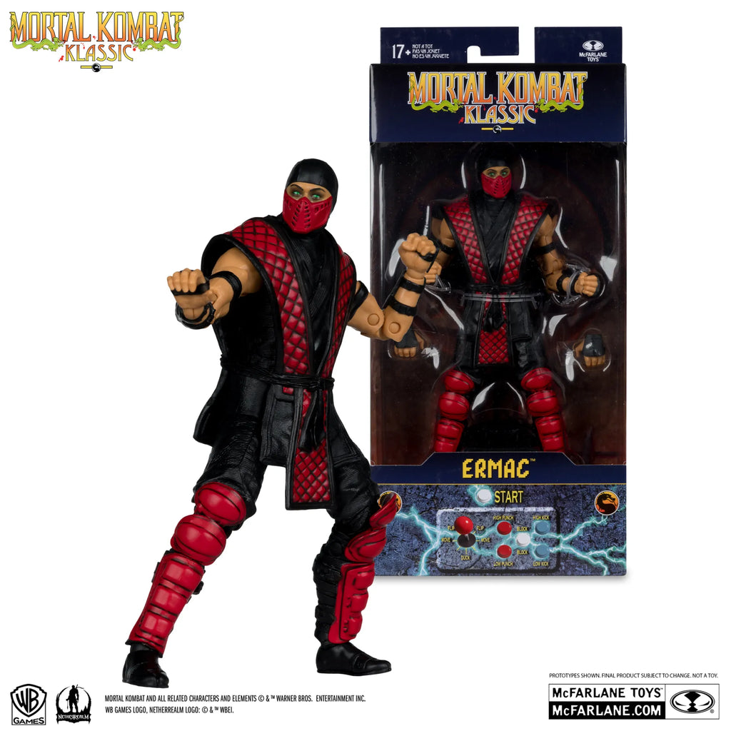 MORTAL KOMBAT KLASSICS 7INCH WAVE 4 ERMAC ACTION FIGURE McFARLANE TOYS 25