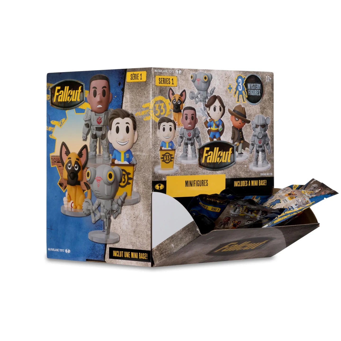 FALLOUT TV 2.5INCH FIGURE BLIND BAG W1 DISPLAY (24) McFARLANE TOYS 25