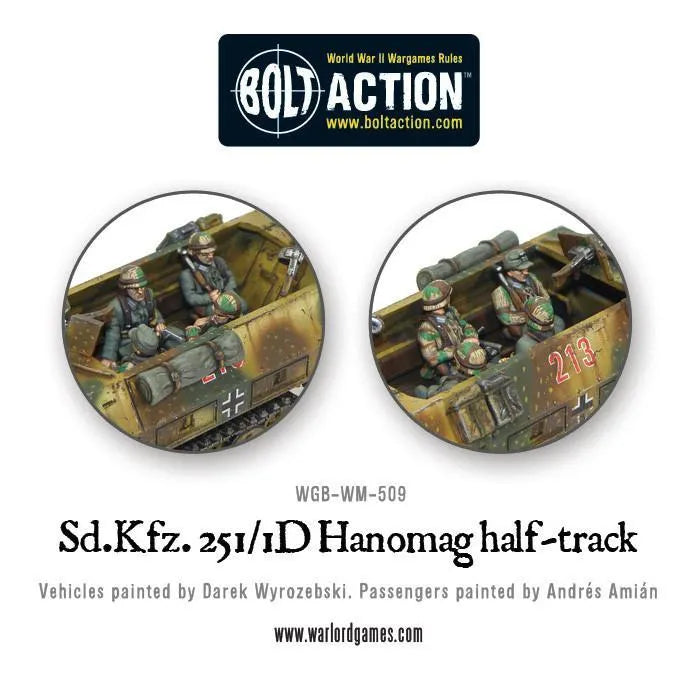 BOLT ACTION SD KFZ 251/1 AUSF D HANOMAG WARLORD GAMES