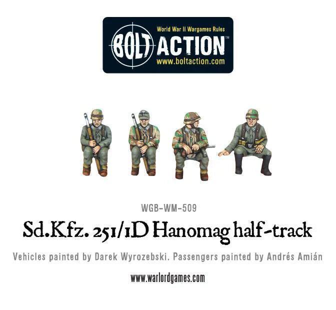 BOLT ACTION SD KFZ 251/1 AUSF D HANOMAG WARLORD GAMES