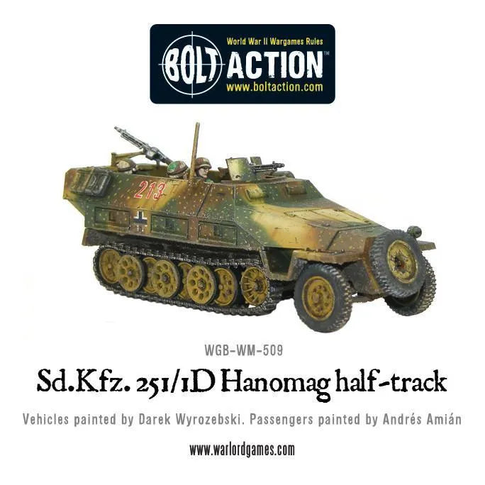 BOLT ACTION SD KFZ 251/1 AUSF D HANOMAG WARLORD GAMES