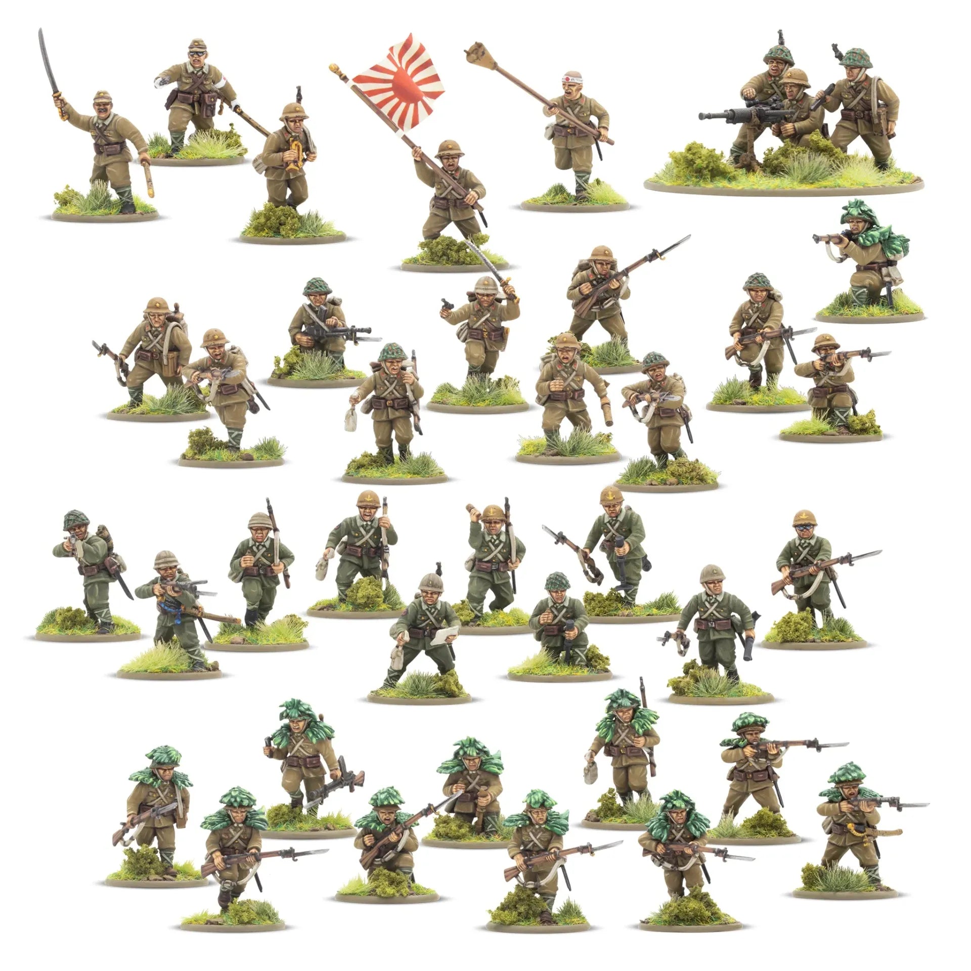 BOLT ACTION JAPANESE ARMY INFANTRY PLATOON WARLORD GAMES