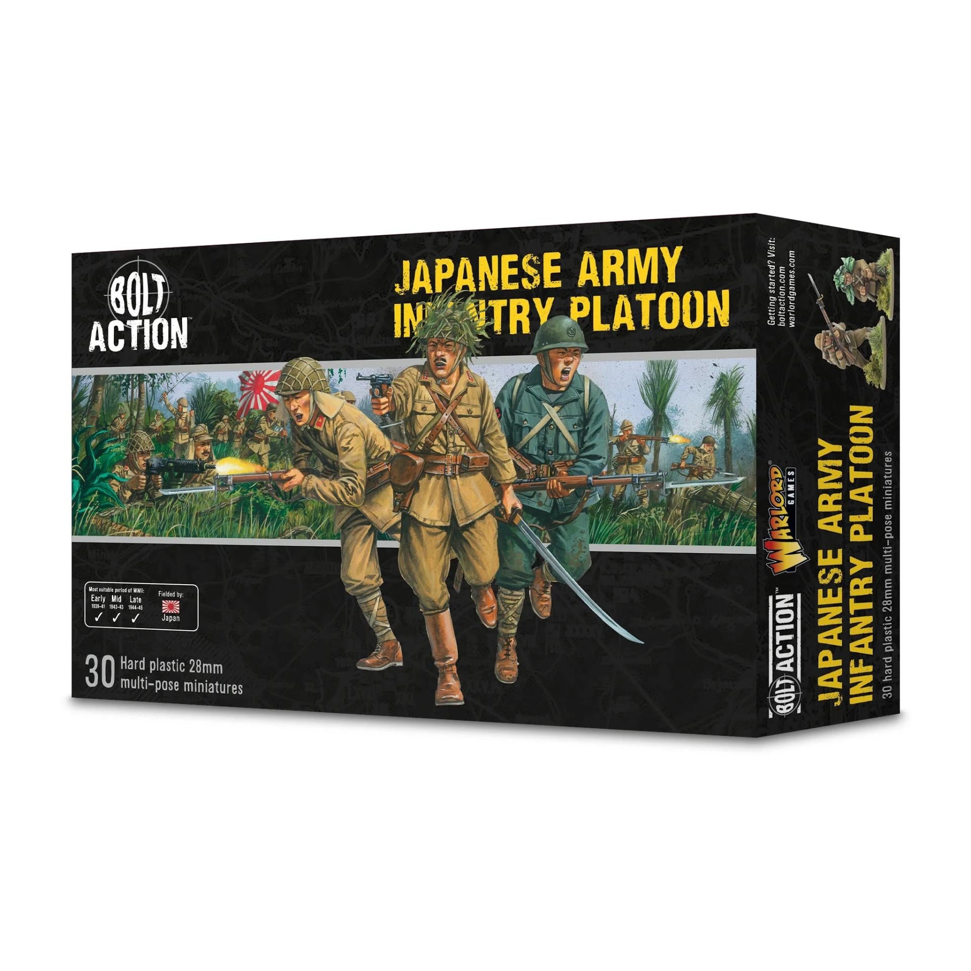 BOLT ACTION JAPANESE ARMY INFANTRY PLATOON WARLORD GAMES
