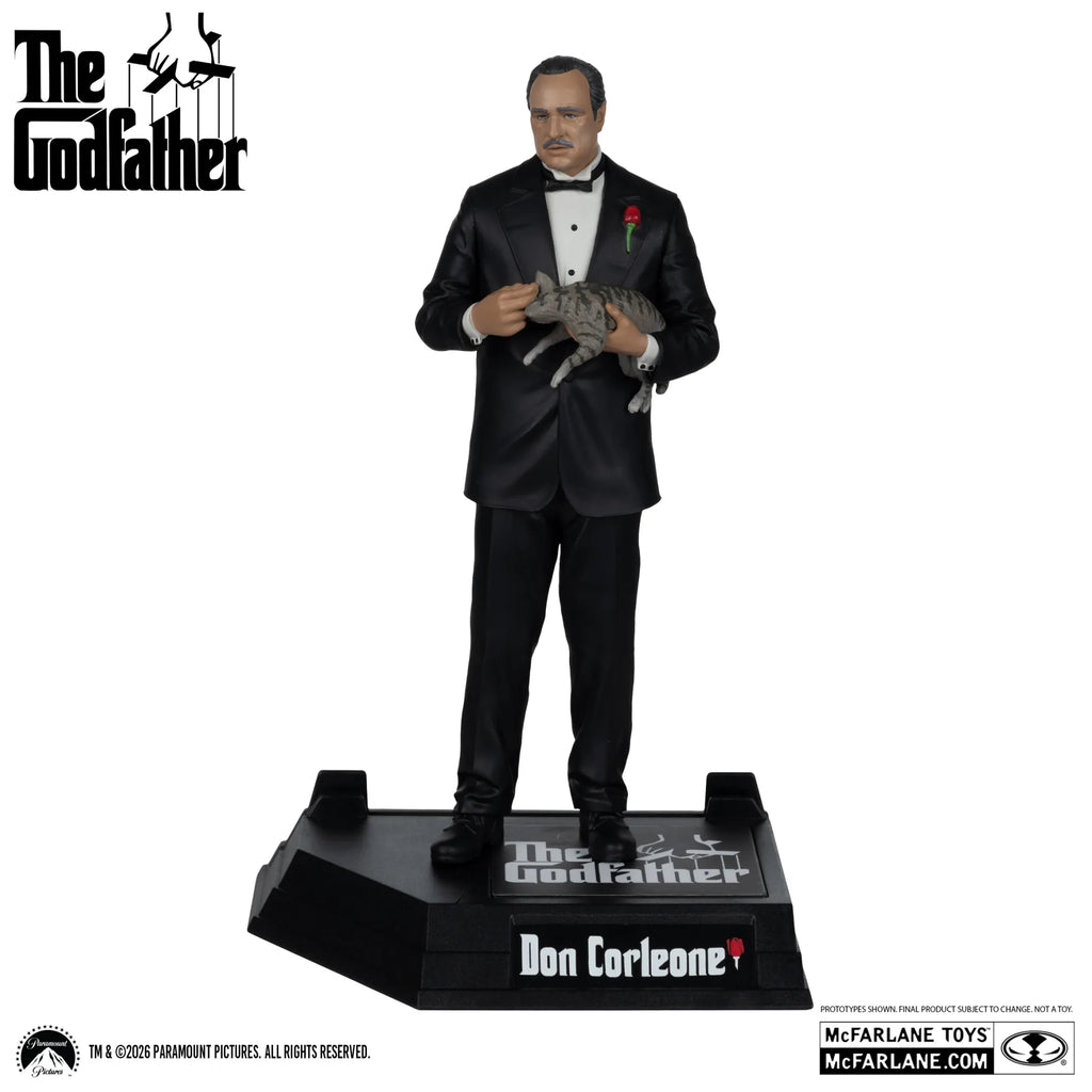 MOVIE MANIACS DON CORLEONE THE GODFATHER 6INCH POSED FIGURE McFARLANE TOYS 25